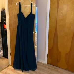 Bari jay Hunter green dress